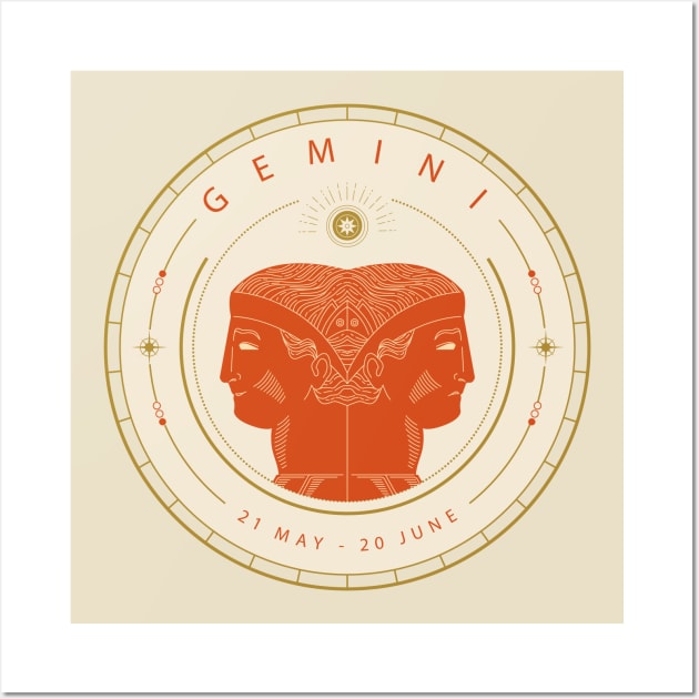 Gemini Wall Art by Javio